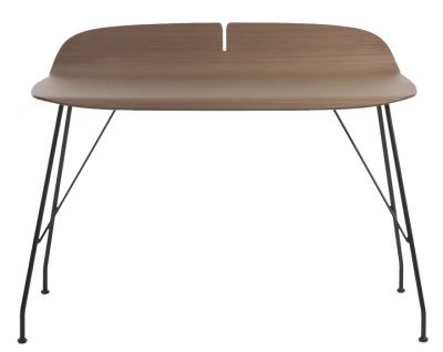 Earl of Wood Bureau Kartell Acier laqué noir / Bois foncé